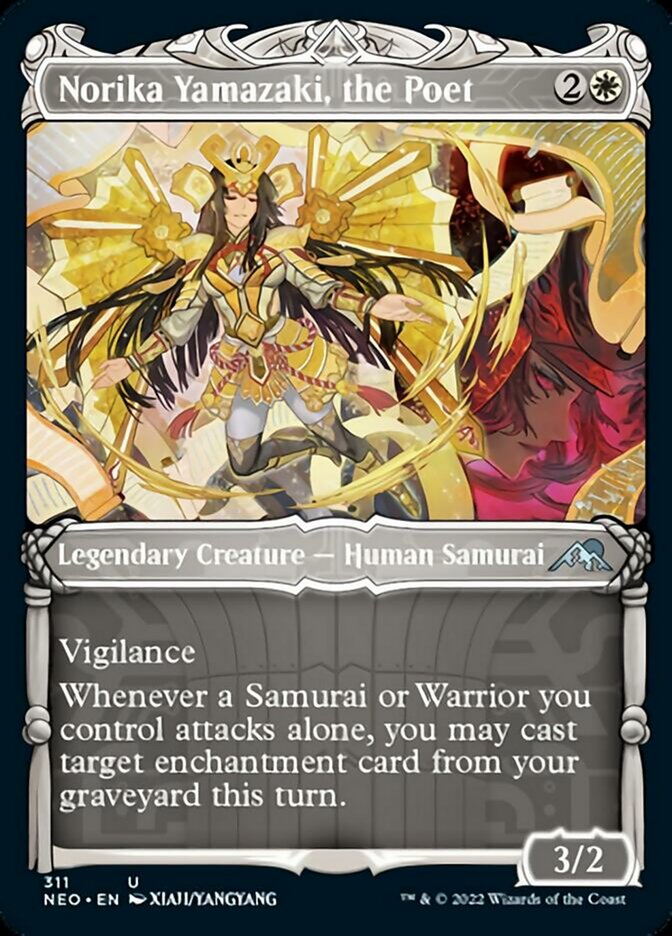 Norika Yamazaki, the Poet (Showcase Samurai) [Kamigawa: Neon Dynasty] - Magic: The Gathering - Card Brawlers | Quebec | Canada |