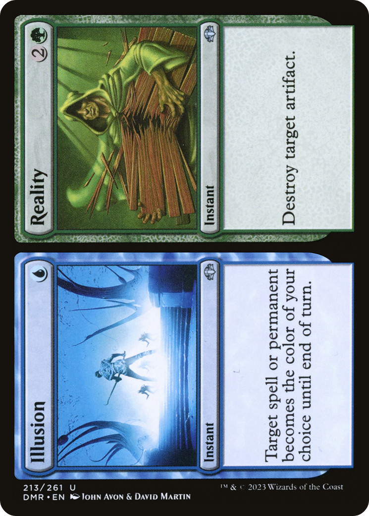 Illusion // Reality [Dominaria Remastered] - Magic: The Gathering - Card Brawlers | Quebec | Canada |