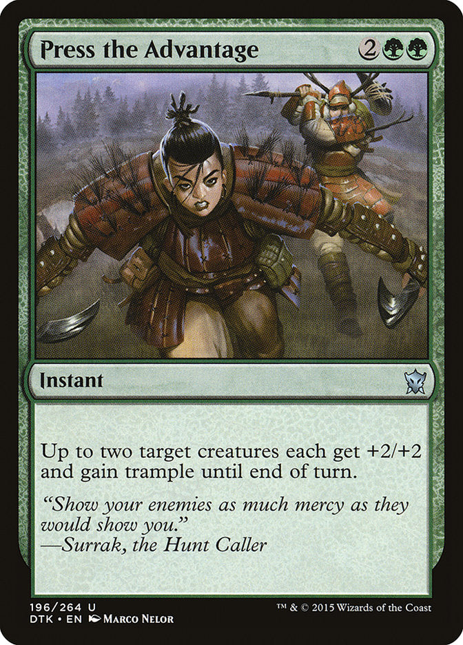 Press the Advantage [Dragons of Tarkir] - Magic: The Gathering - Card Brawlers | Quebec | Canada |