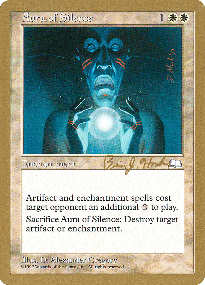 Aura of Silence (Brian Hacker) [World Championship Decks 1998] - Magic: The Gathering - Card Brawlers | Quebec | Canada |