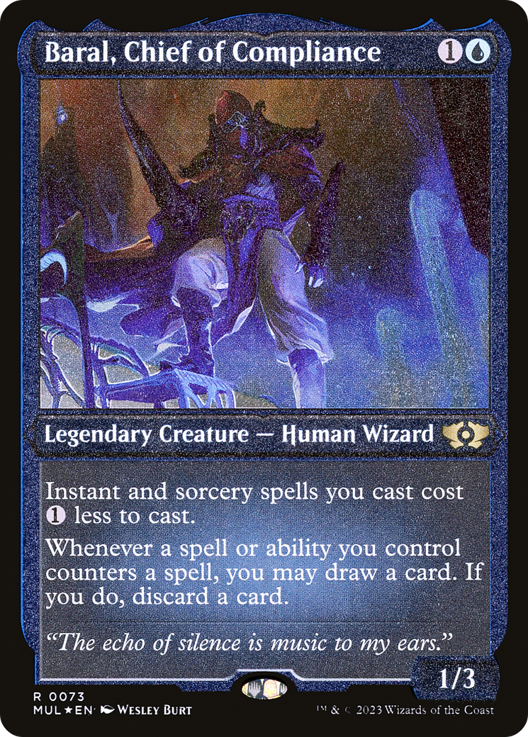 Baral, Chief of Compliance (Foil Etched) [Multiverse Legends] - Magic: The Gathering - Card Brawlers | Quebec | Canada |