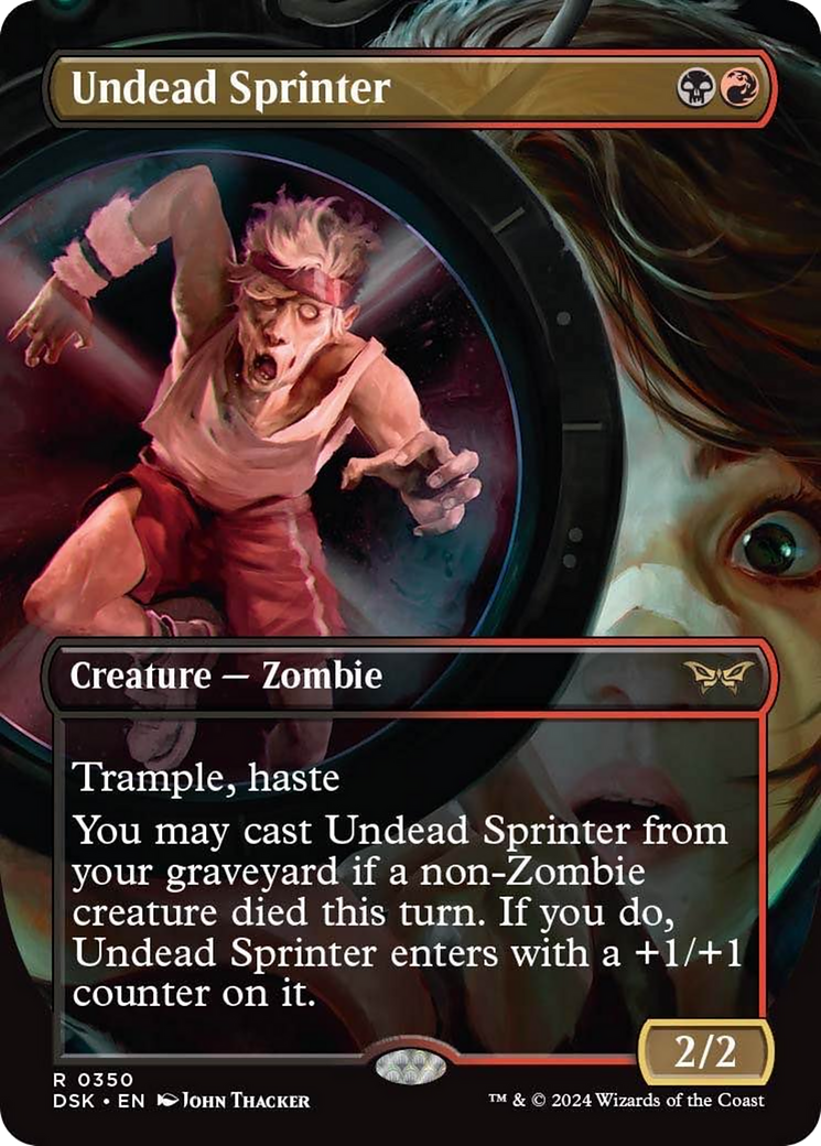 Undead Sprinter (Borderless) [Duskmourn: House of Horror] - Magic: The Gathering - Card Brawlers | Quebec | Canada |