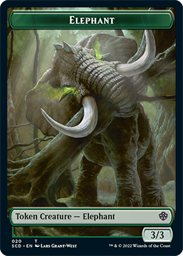 Elephant // Thopter Double-Sided Token [Starter Commander Decks] - Magic: The Gathering - Card Brawlers | Quebec | Canada |