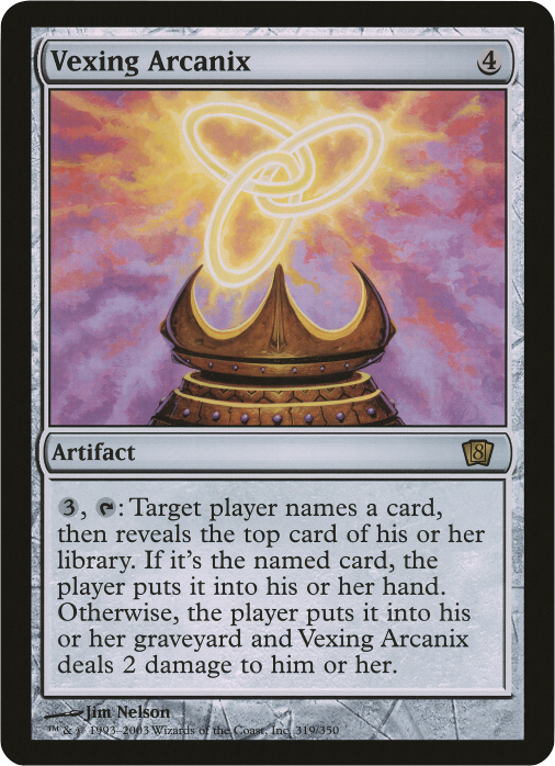 Vexing Arcanix (Oversized) [Eighth Edition Box Topper] - Magic: The Gathering - Card Brawlers | Quebec | Canada |