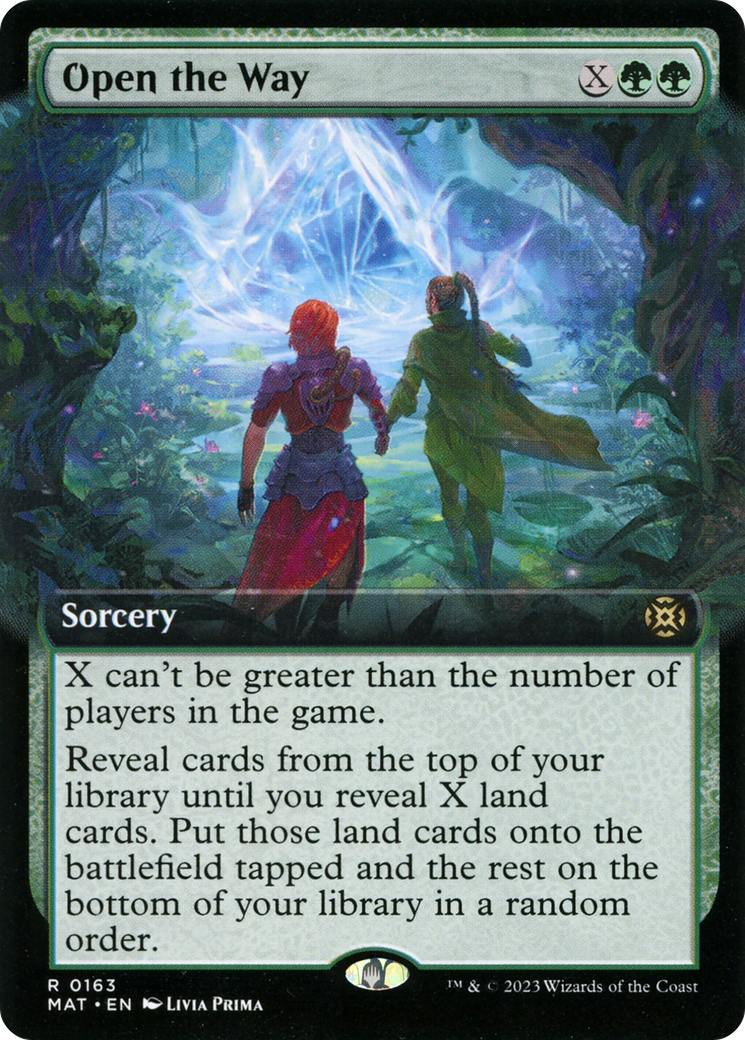 Open the Way (Extended Art) [March of the Machine: The Aftermath] - Magic: The Gathering - Card Brawlers | Quebec | Canada |