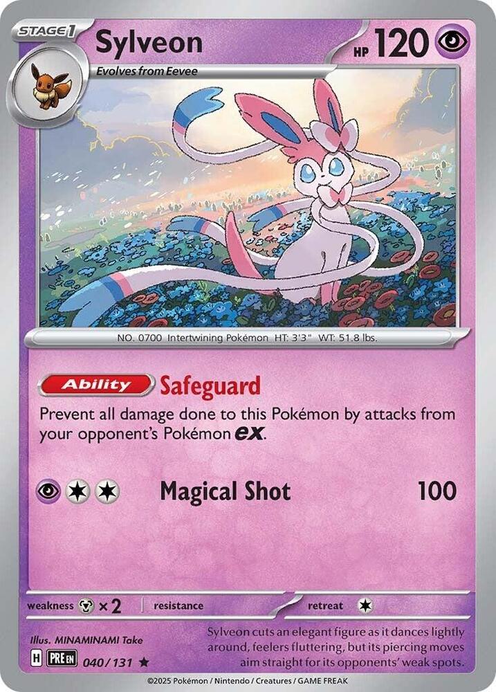 Sylveon (040/131) [Scarlet & Violet: Prismatic Evolutions] - Pokémon - Card Brawlers | Quebec | Canada |