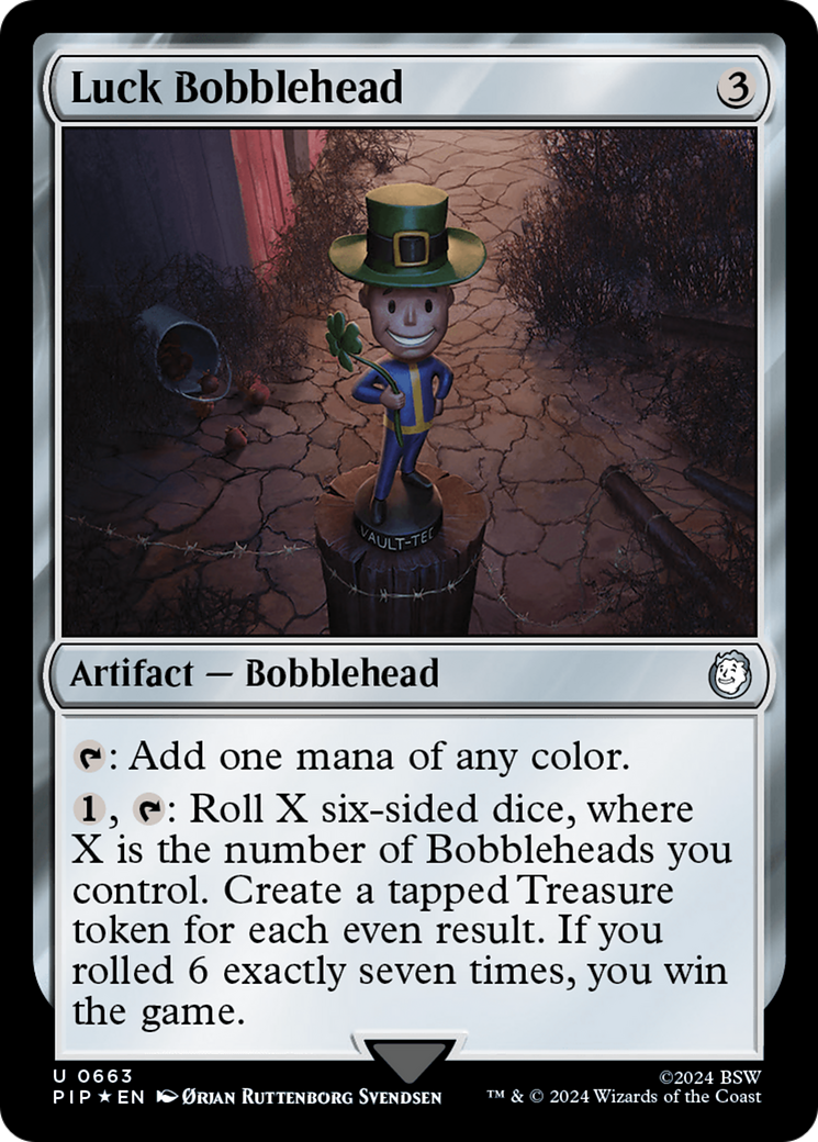 Luck Bobblehead (Surge Foil) [Fallout] - Magic: The Gathering - Card Brawlers | Quebec | Canada |