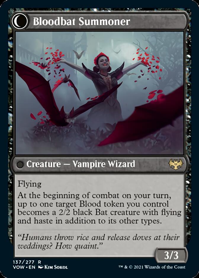 Voldaren Bloodcaster // Bloodbat Summoner [Innistrad: Crimson Vow] - Magic: The Gathering - Card Brawlers | Quebec | Canada |