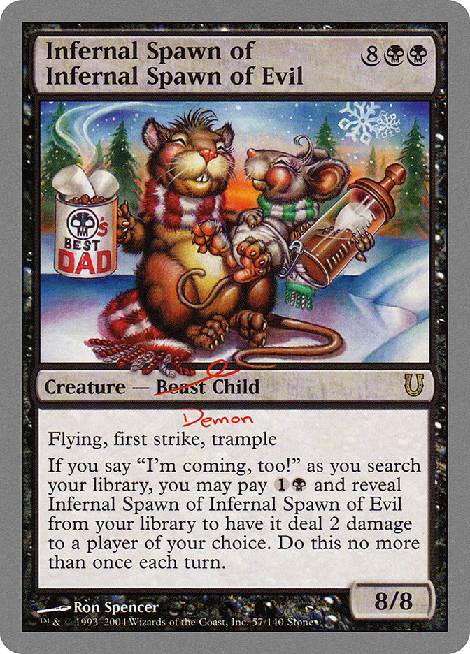 Infernal Spawn of Infernal Spawn of Evil [Unhinged] - Magic: The Gathering - Card Brawlers | Quebec | Canada |
