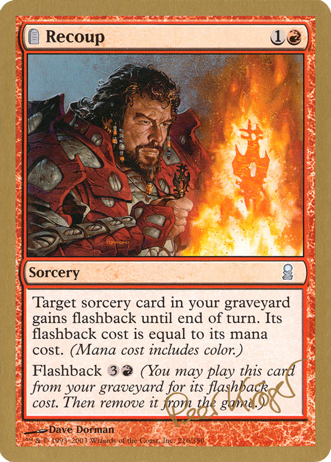 Recoup (Peer Kroger) [World Championship Decks 2003] - Magic: The Gathering - Card Brawlers | Quebec | Canada |
