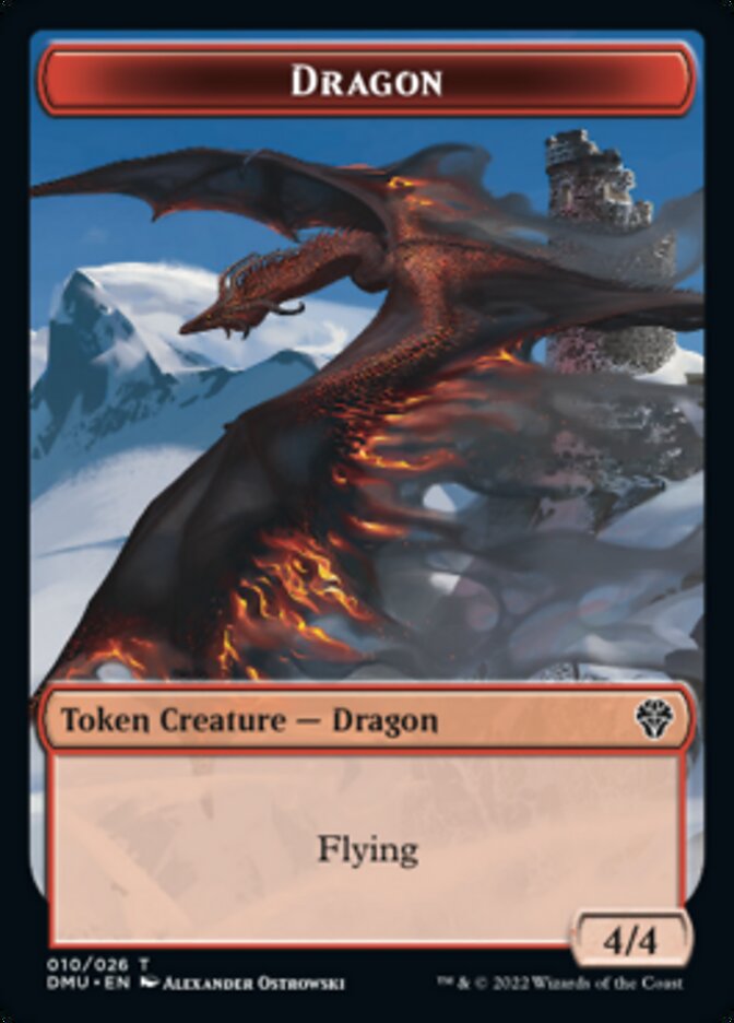 Dragon Token [Dominaria United Tokens] - Magic: The Gathering - Card Brawlers | Quebec | Canada |