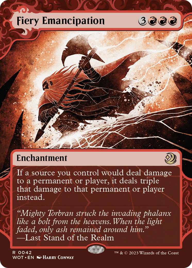 Fiery Emancipation [Wilds of Eldraine: Enchanting Tales] - Magic: The Gathering - Card Brawlers | Quebec | Canada |