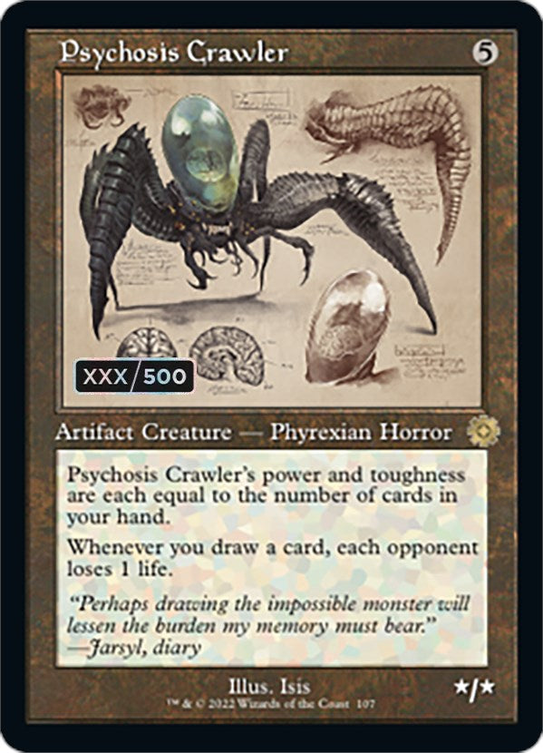 Psychosis Crawler (Retro Schematic) (Serialized) [The Brothers' War Retro Artifacts] - Magic: The Gathering - Card Brawlers | Quebec | Canada |