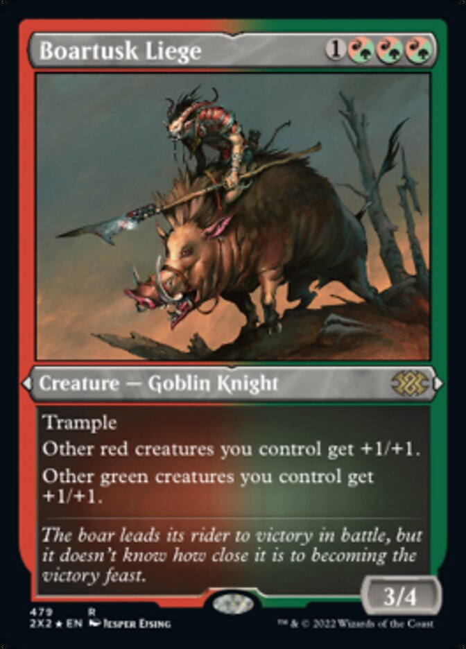Boartusk Liege (Foil Etched) [Double Masters 2022] - Magic: The Gathering - Card Brawlers | Quebec | Canada |