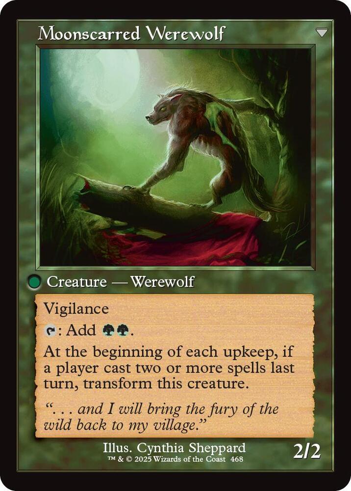Scorned Villager // Moonscarred Werewolf (Retro Frame) [Innistrad Remastered] - Magic: The Gathering - Card Brawlers | Quebec | Canada |