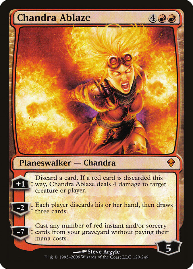 Chandra Ablaze [Zendikar] - Magic: The Gathering - Card Brawlers | Quebec | Canada |
