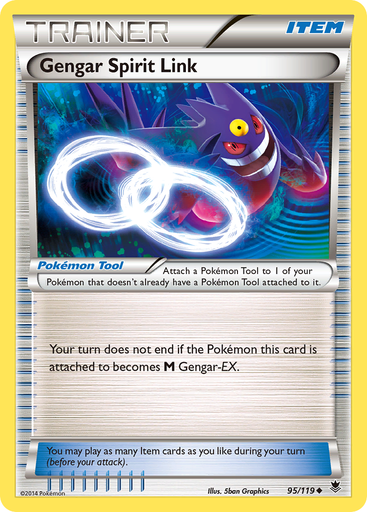 Gengar Spirit Link (95/119) [XY: Phantom Forces] - Pokémon - Card Brawlers | Quebec | Canada |