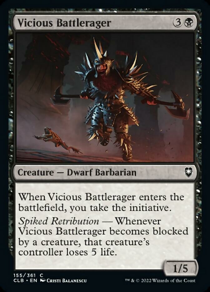 Vicious Battlerager [Commander Legends: Battle for Baldur's Gate] - Magic: The Gathering - Card Brawlers | Quebec | Canada |
