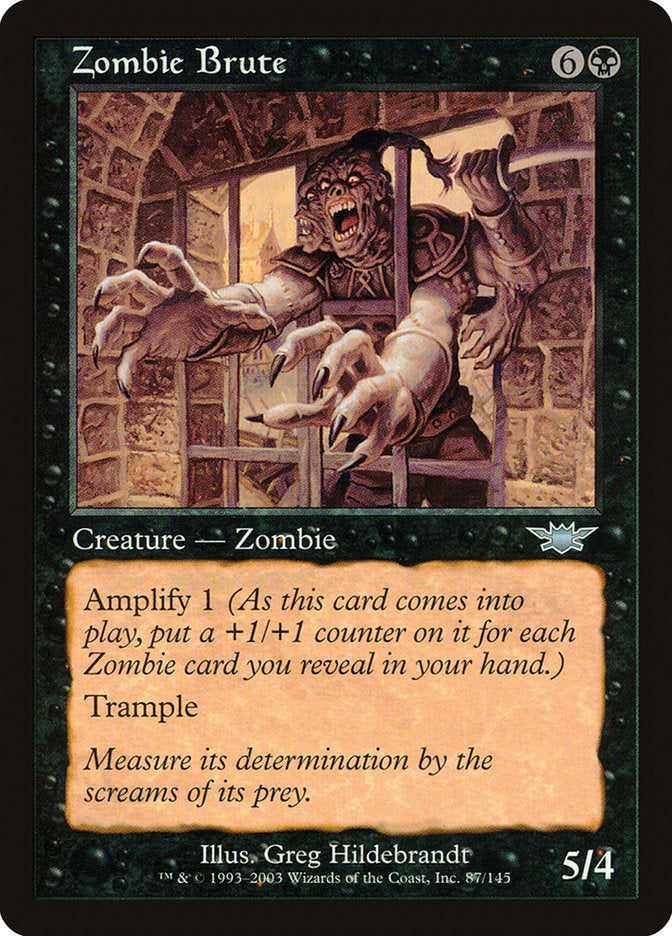 Zombie Brute [Legions] - Magic: The Gathering - Card Brawlers | Quebec | Canada |