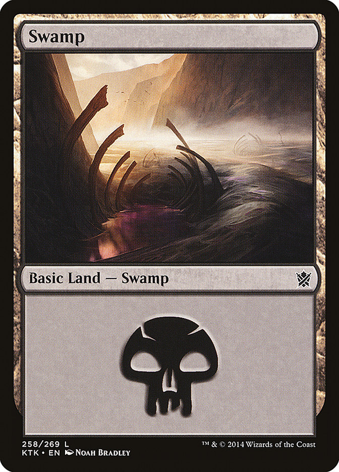 Swamp (258) [Khans of Tarkir] - Magic: The Gathering - Card Brawlers | Quebec | Canada |