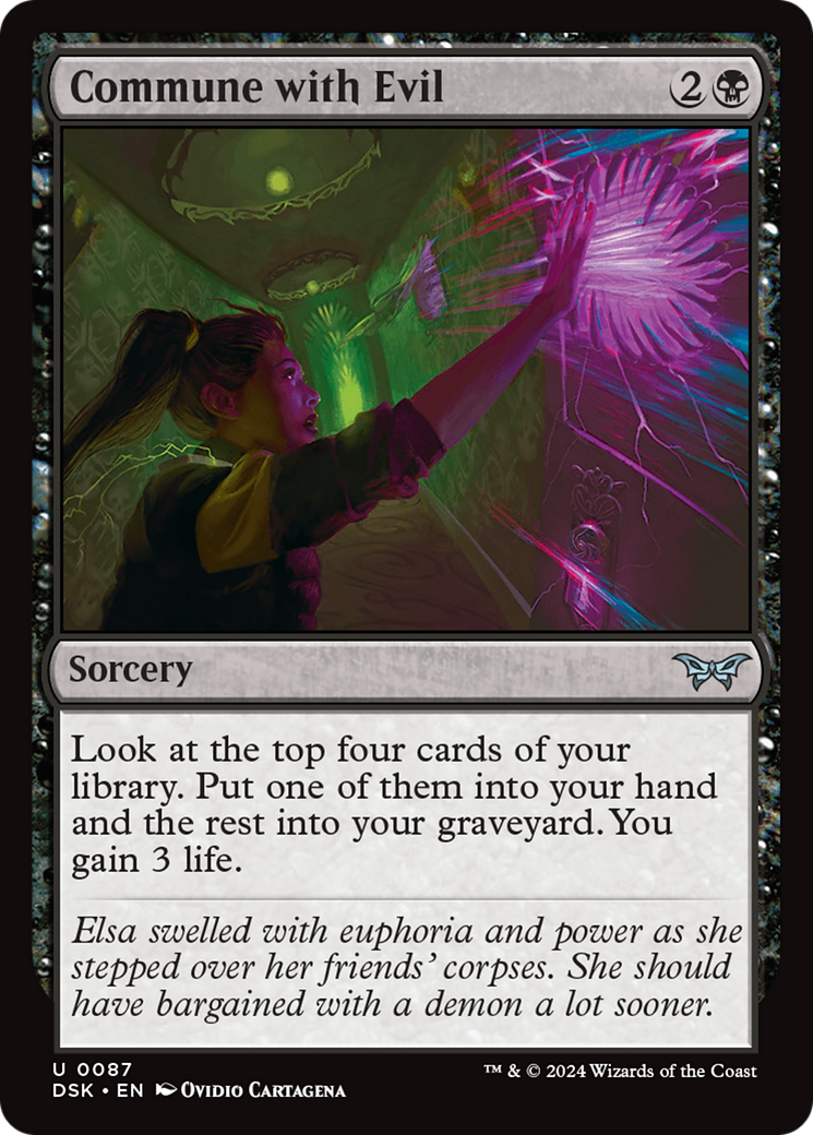 Commune with Evil [Duskmourn: House of Horror] - Magic: The Gathering - Card Brawlers | Quebec | Canada |