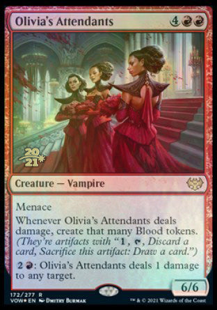 Olivia's Attendants [Innistrad: Crimson Vow Prerelease Promos] - Magic: The Gathering - Card Brawlers | Quebec | Canada |