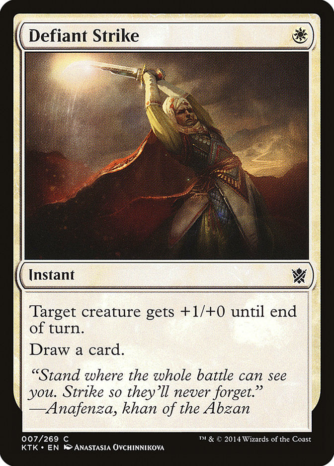 Defiant Strike [Khans of Tarkir] - Magic: The Gathering - Card Brawlers | Quebec | Canada |