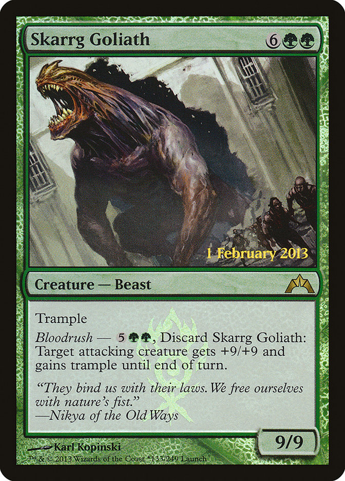 Skarrg Goliath (Launch) [Gatecrash Prerelease Promos] - Magic: The Gathering - Card Brawlers | Quebec | Canada |