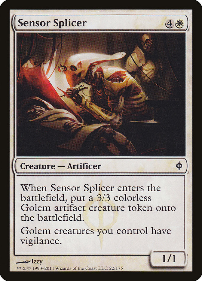 Sensor Splicer [New Phyrexia] - Magic: The Gathering - Card Brawlers | Quebec | Canada |