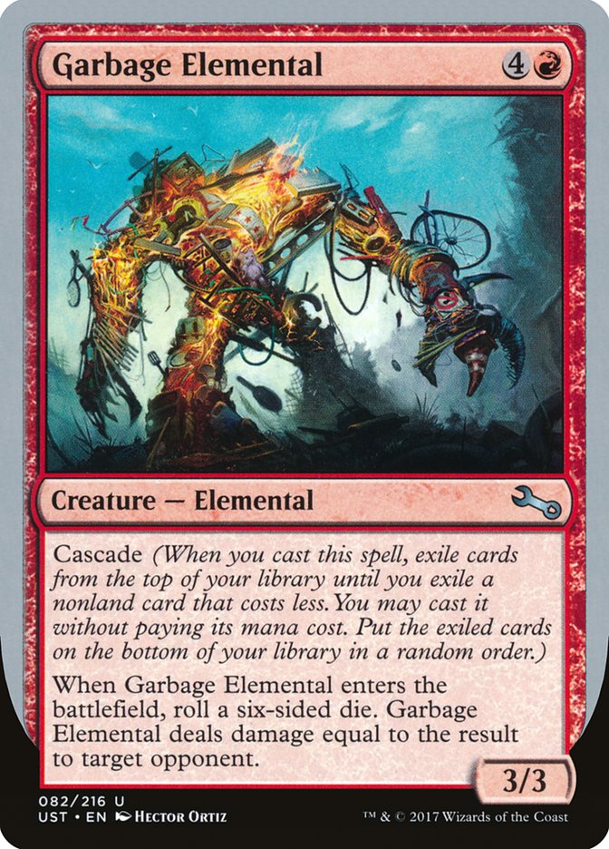 Garbage Elemental (3/3 Creature) [Unstable] - Magic: The Gathering - Card Brawlers | Quebec | Canada |