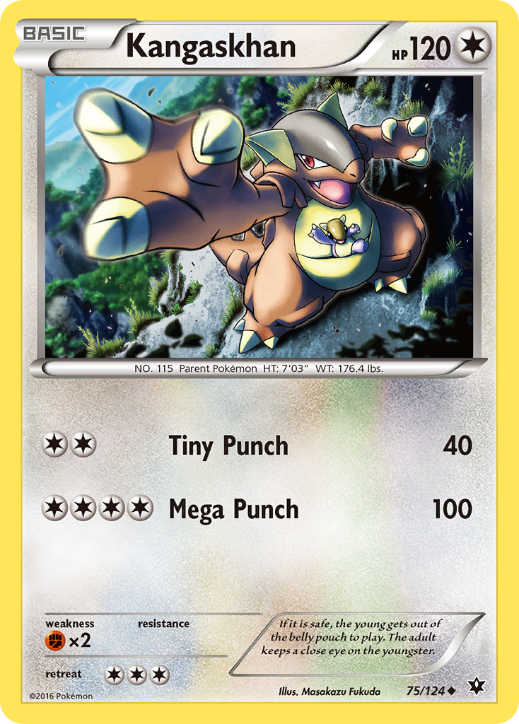 Kangaskhan (75/124) [XY: Fates Collide] - Pokémon - Card Brawlers | Quebec | Canada |
