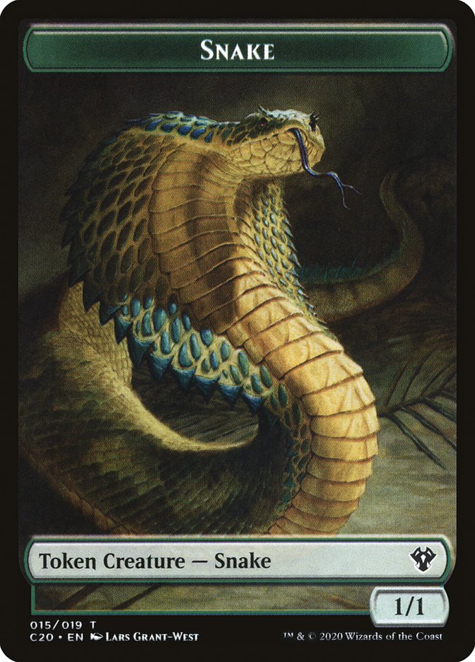 Beast (010) // Snake Double-Sided Token [Commander 2020 Tokens] - Magic: The Gathering - Card Brawlers | Quebec | Canada |