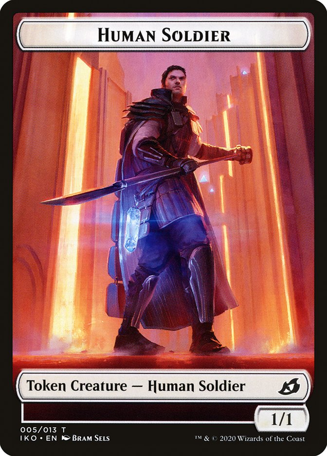 Cat // Human Soldier (005) Double-Sided Token [Ikoria: Lair of Behemoths Tokens] - Magic: The Gathering - Card Brawlers | Quebec | Canada |