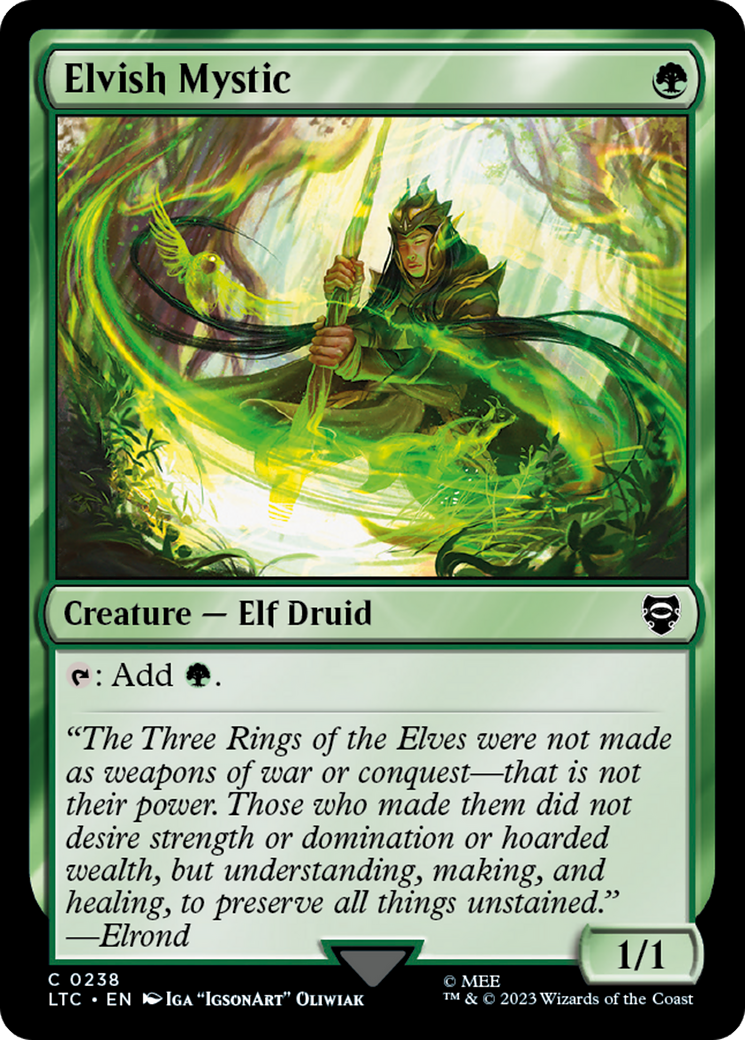 Elvish Mystic [The Lord of the Rings: Tales of Middle-Earth Commander] - Magic: The Gathering - Card Brawlers | Quebec | Canada |