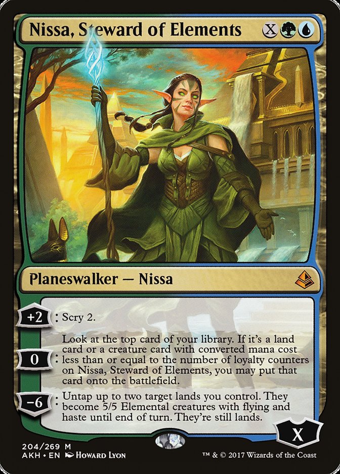 Nissa, Steward of Elements [Amonkhet] - Magic: The Gathering - Card Brawlers | Quebec | Canada |
