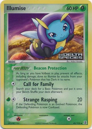 Illumise (45/113) (Stamped) [EX: Delta Species] - Pokémon - Card Brawlers | Quebec | Canada |