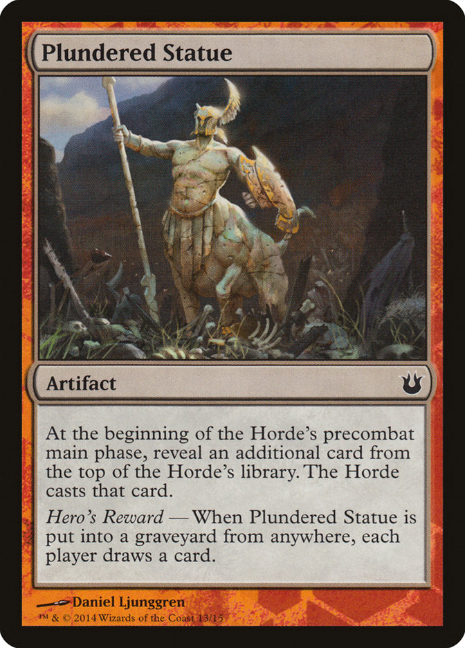 Plundered Statue [Born of the Gods Battle the Horde] - Magic: The Gathering - Card Brawlers | Quebec | Canada |