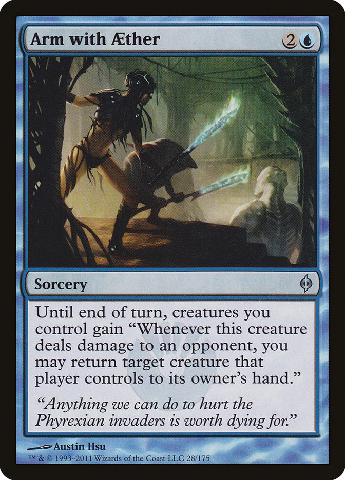 Arm with Aether [New Phyrexia] - Magic: The Gathering - Card Brawlers | Quebec | Canada |
