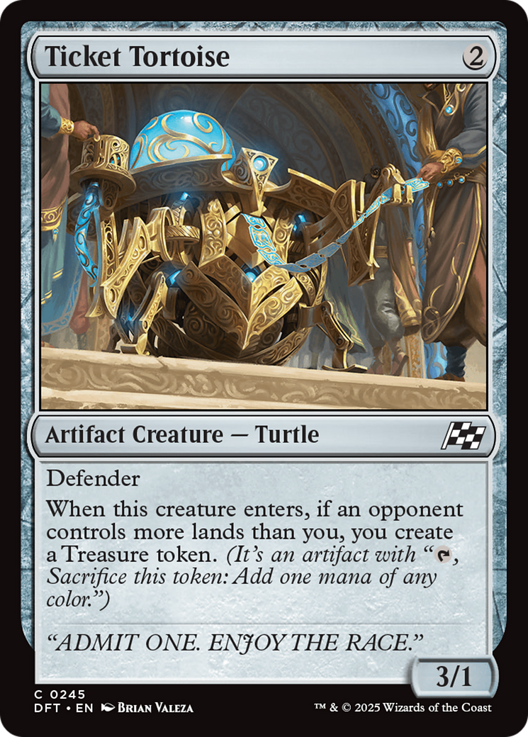 Ticket Tortoise [Aetherdrift] - Magic: The Gathering - Card Brawlers | Quebec | Canada |