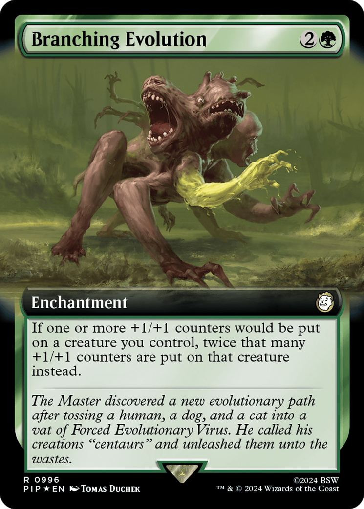 Branching Evolution (Extended Art) (Surge Foil) [Fallout] - Magic: The Gathering - Card Brawlers | Quebec | Canada |