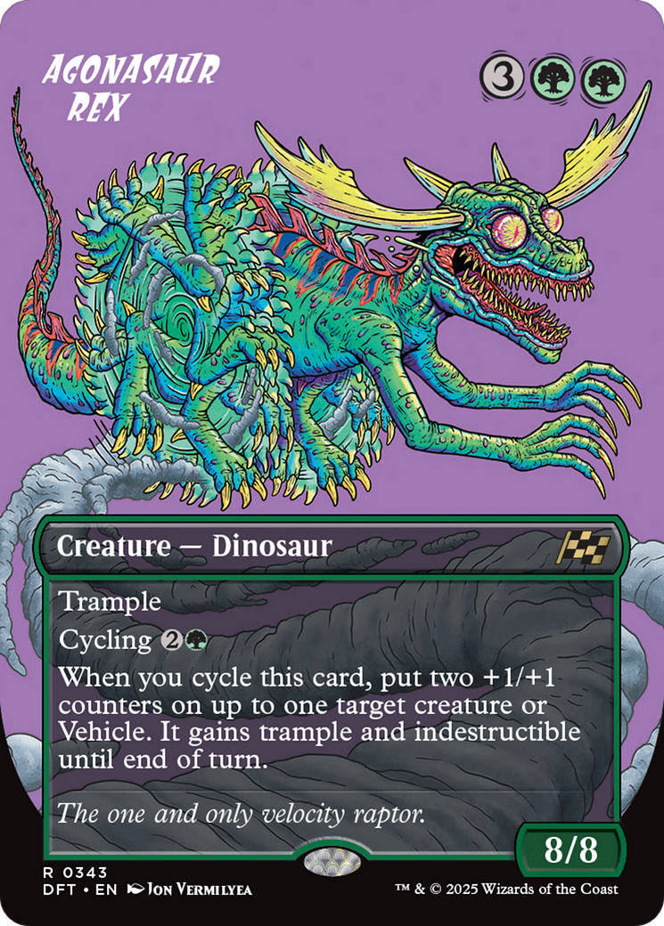 Agonasaur Rex (Borderless) [Aetherdrift] - Magic: The Gathering - Card Brawlers | Quebec | Canada |