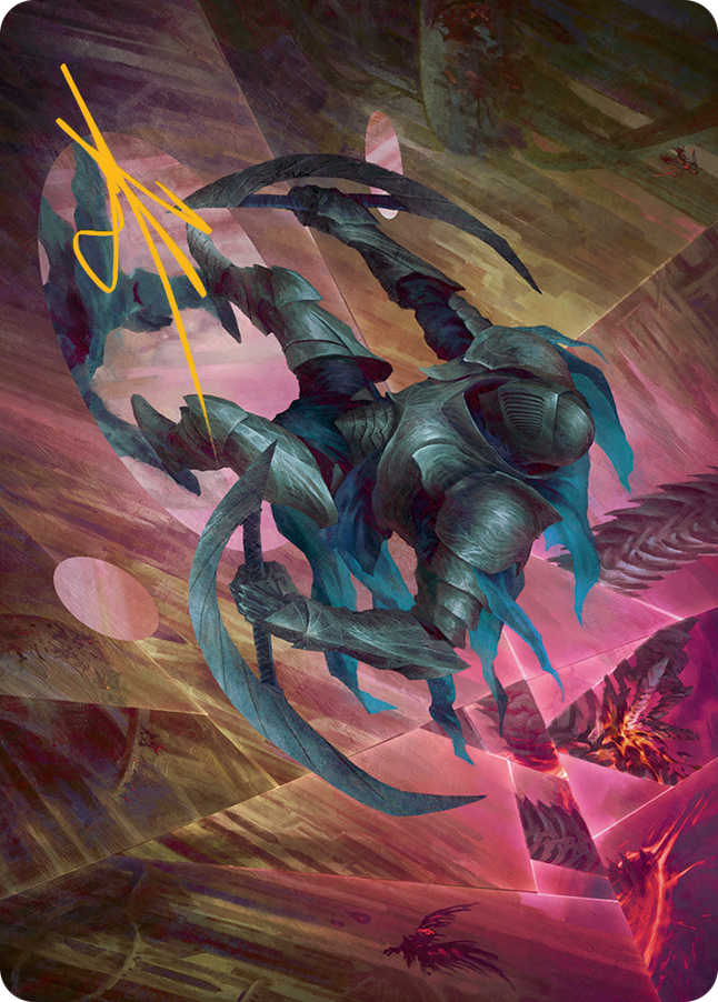 Xerex Strobe-Knight Art Card (Gold-Stamped Signature) [March of the Machine Art Series] - Magic: The Gathering - Card Brawlers | Quebec | Canada |