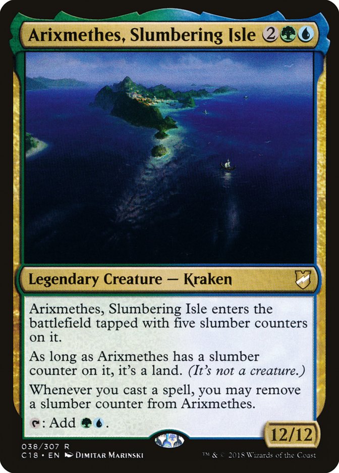 Arixmethes, Slumbering Isle [Commander 2018] - Magic: The Gathering - Card Brawlers | Quebec | Canada |