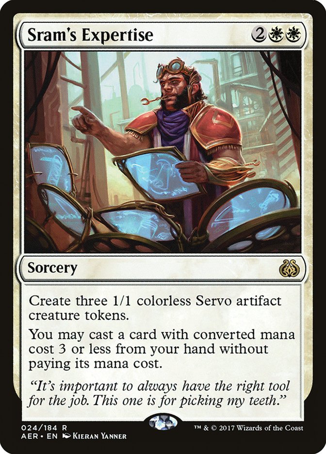 Sram's Expertise [Aether Revolt] - Magic: The Gathering - Card Brawlers | Quebec | Canada |