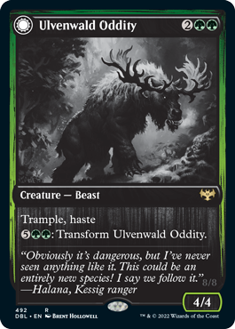 Ulvenwald Oddity // Ulvenwald Behemoth [Innistrad: Double Feature] - Magic: The Gathering - Card Brawlers | Quebec | Canada |