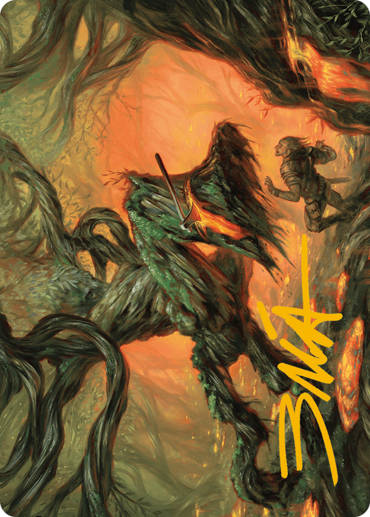 Stump Stomp Art Card (Gold-Stamped Signature) [Modern Horizons 3 Art Series] - Magic: The Gathering - Card Brawlers | Quebec | Canada |