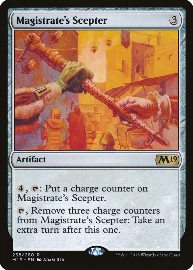 Magistrate's Scepter [Core Set 2019] - Magic: The Gathering - Card Brawlers | Quebec | Canada |