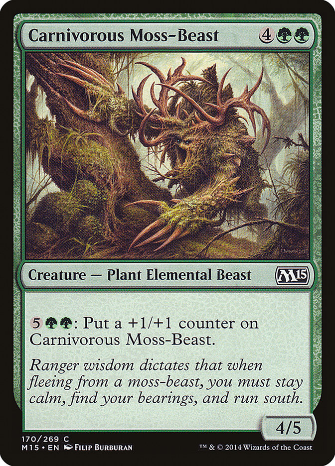Carnivorous Moss-Beast [Magic 2015] - Magic: The Gathering - Card Brawlers | Quebec | Canada |