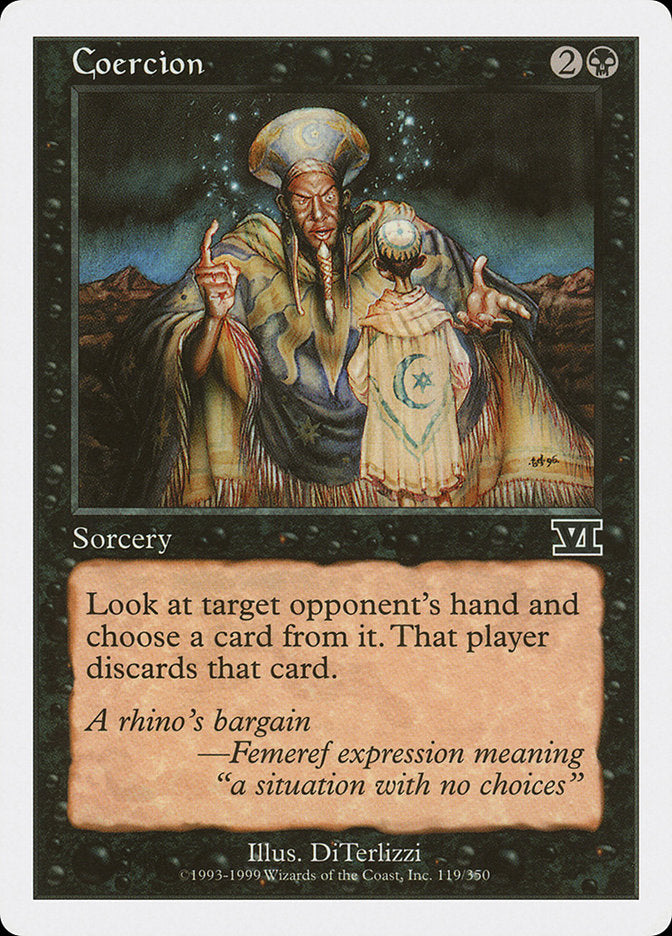 Coercion [Classic Sixth Edition] - Magic: The Gathering - Card Brawlers | Quebec | Canada |