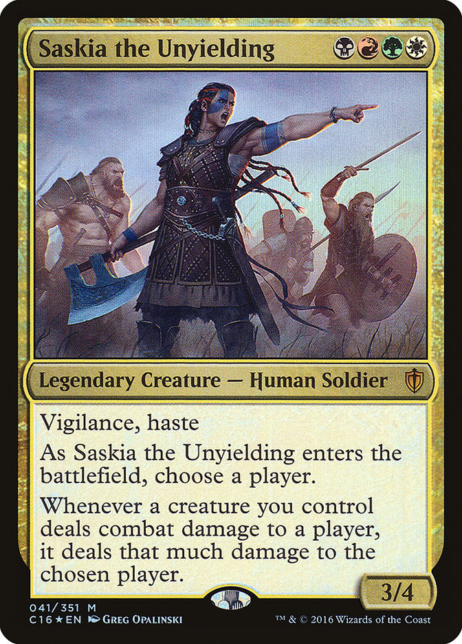 Saskia the Unyielding [Commander 2016] - Magic: The Gathering - Card Brawlers | Quebec | Canada |